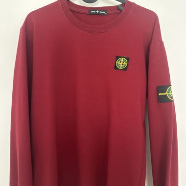 felpa Stone Island finta rossa