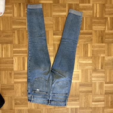 Jeans with used look