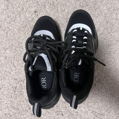 Dior black and grey sneakers