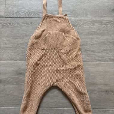 Kids knit romper overalls -74cm