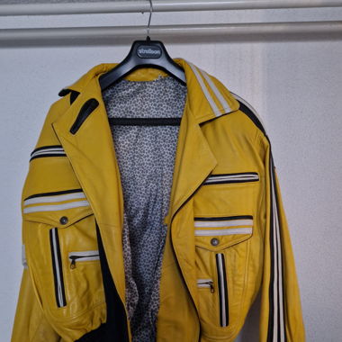 Echtleder Motorradjacke
