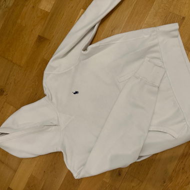 Sweat à capuche Ralph Lauren blanc 