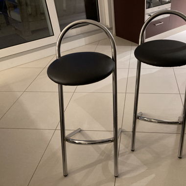 Barhocker Aluminium, schwarz