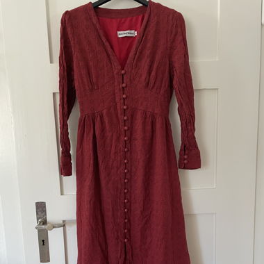 Red summer dress