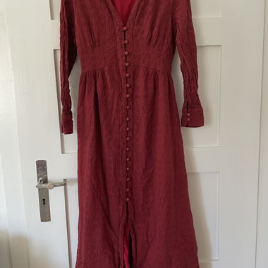 Red summer dress