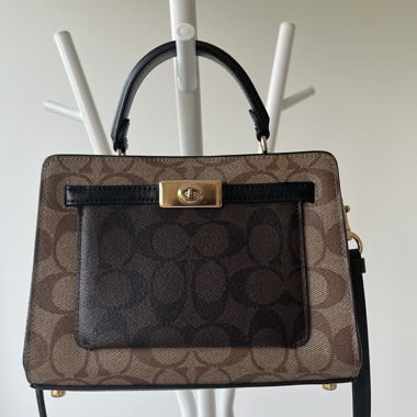 Coach Handtasche Signature Canvas & Leder Original