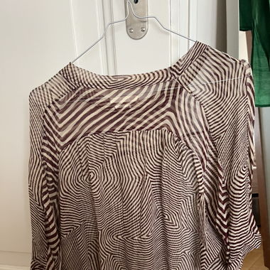 Transparente Bluse