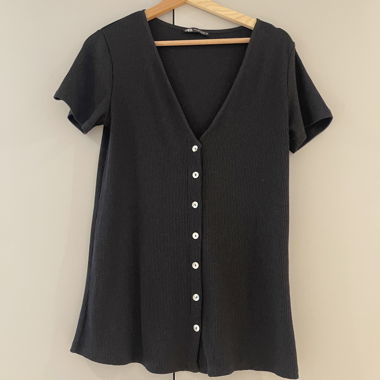 [ZARA] T-Shirt - nero - M
