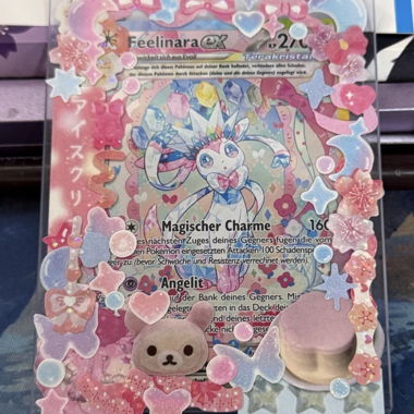 Feelinara prismatische entwicklungen pokemon karte