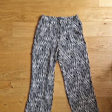 Zara Zebra Print Trousers 