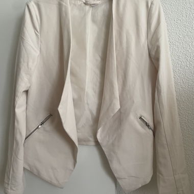 Beige Damen Jacke Gr. 34