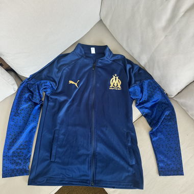 OM Fussballjacke blau