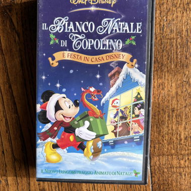 VHS Le Noël Blanc de Mickey Disney ITA