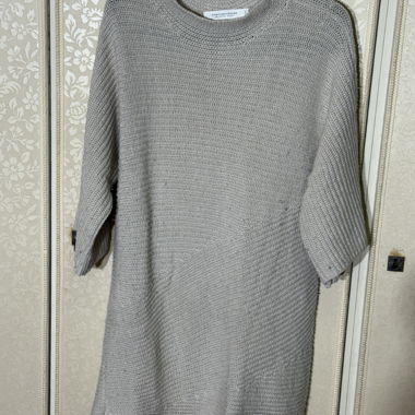 Maglione in lana grigio chiaro