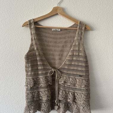 Gilet all'uncinetto