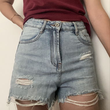 Shorts en jean Destroyer
