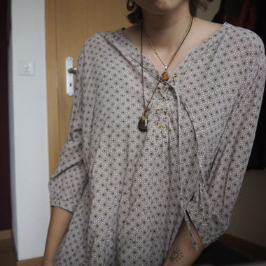 Boho Bluse