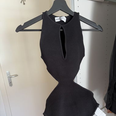 Body noir bershka 