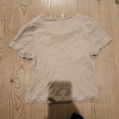 Beiges Crop-Top