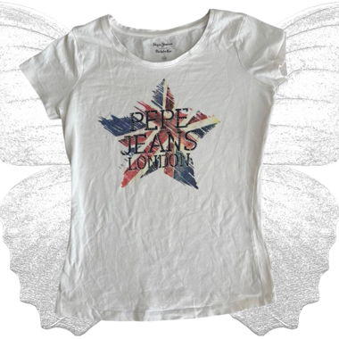 Y2K Pepe Jeans London Tee – Star Print