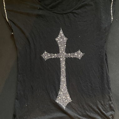 T-shirt schwarz M (united colors of beneton)