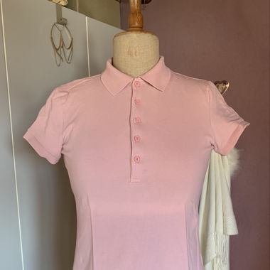 Pinkes Poloshirt