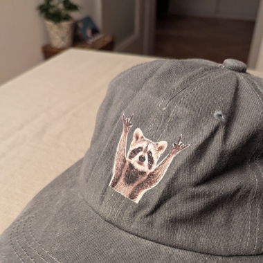 Raccoon cap