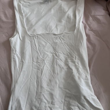Weisses tanktop