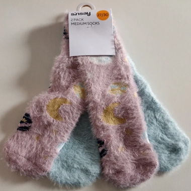 Sinsay Fluffy Socks (2-Pack) 27/30