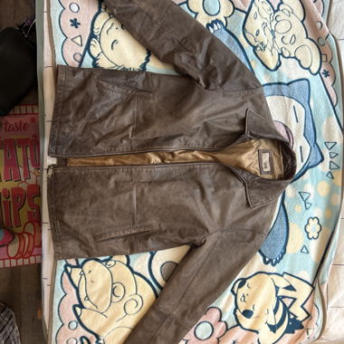 Giacca in pelle marrone Camel Active