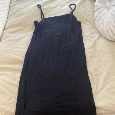 Robe bretelles noire