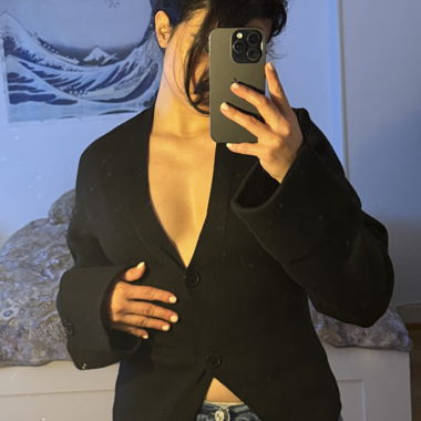 Blazer noir Gina Tricot