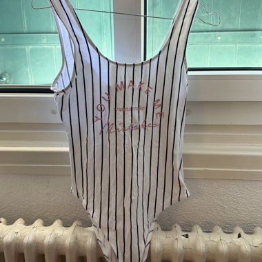 Body à rayures 