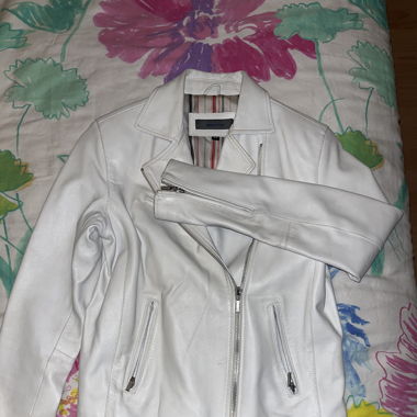 Leder Jacke 