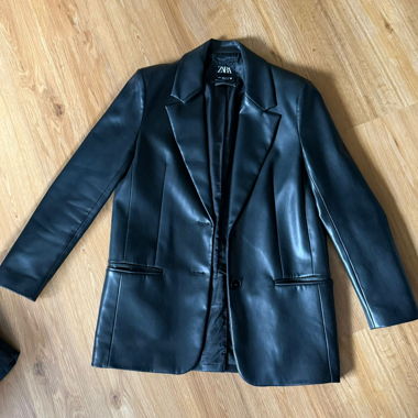 Leder Blazer