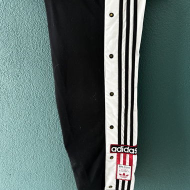 Pantaloni da allenamento Adidas nero/bianco