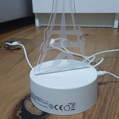 Eiffelturm LED Nachtlicht mit USB