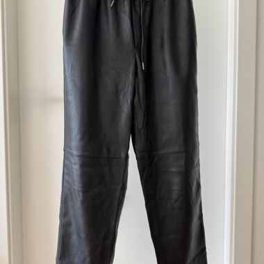 Trousers faux leather
