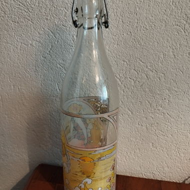 Glasflasche aus Italien