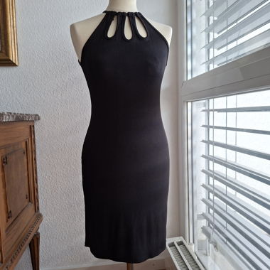 Robe noire dos nu - taille S