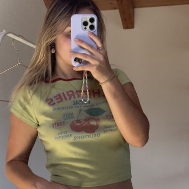 Crop Top Kirschen