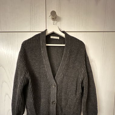 Strickjacke dunkelgrau; Grösse S
