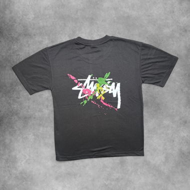 T-shirt nero Stussy Taglia S