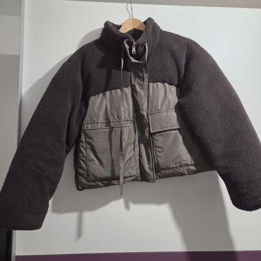 Jacke mit Schaffelleffekt