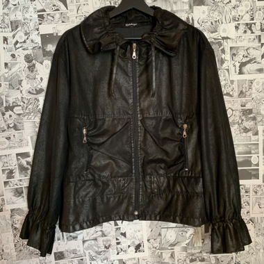 Vampy faux leather jacket