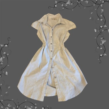 Clockhouse Striped Shirt Dress