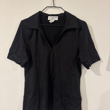 Blusa maniche corte Rick Cardona nera