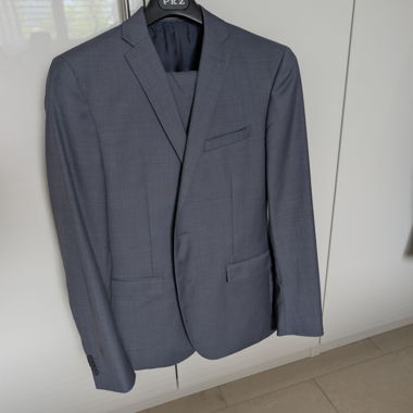 Costume pour homme gris-bleu, taille 50