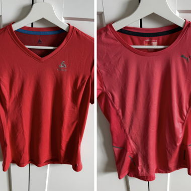 2x Sport-T-Shirt - Grösse S/M