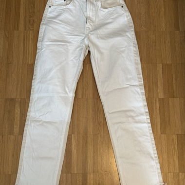 Cream and White Jeans